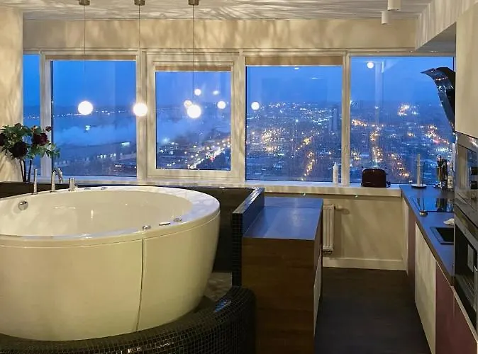 Apartmán Sky Flat Jacuzzi Sauna 27 Floor